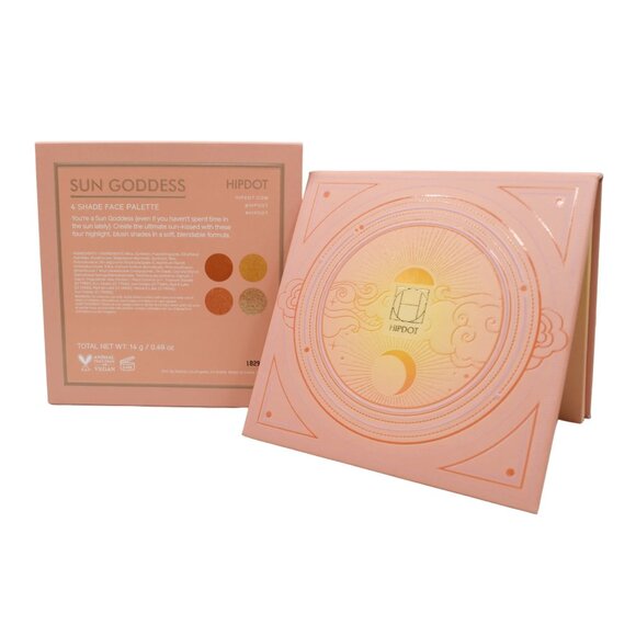 HIPDOT Sun Goddess 4-Shade Face Palette NEW! - Picture 5 of 5